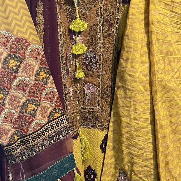 Pakistani shalwar kameez designer Asim Jofa original eid sana safinaz Limelight - Picture 10 of 17